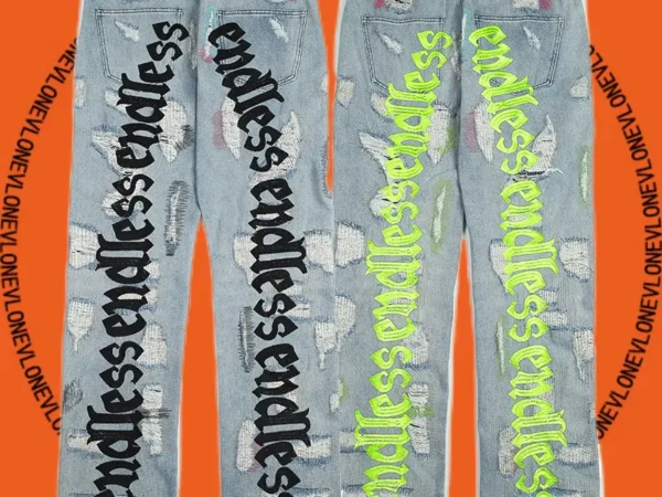 x Endless Distressed Denim Jeans