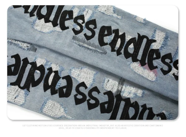 x Endless Distressed Denim Jeans