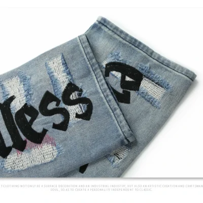 x Endless Distressed Denim Jeans