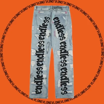 x Endless Distressed Denim Jeans