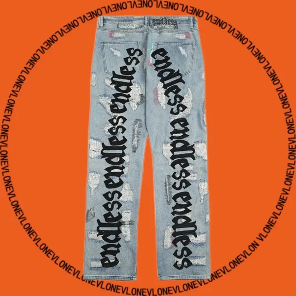 x Endless Distressed Denim Jeans