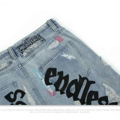 x Endless Distressed Denim Jeans
