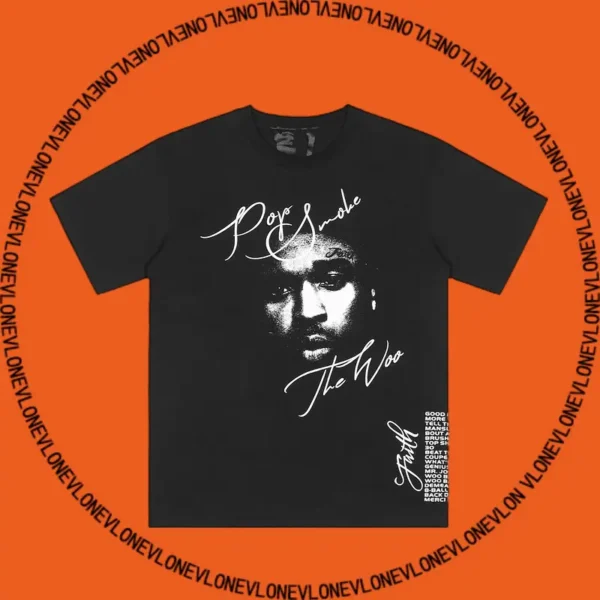 x Pop Smoke Faith Portrait Tee