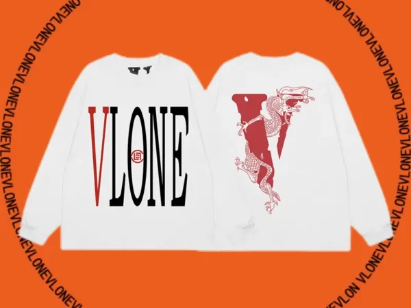 x Clot Staple Dragon Long Sleeve Tee White