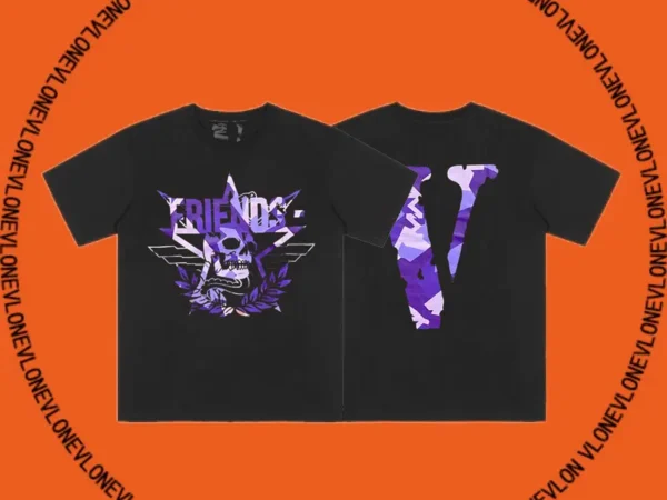 x Call of Duty Purple Camo Tee Black