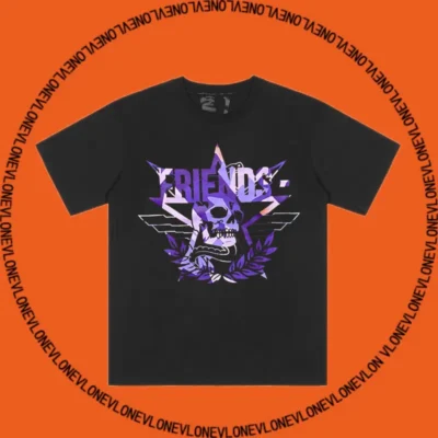 x Call of Duty Purple Camo Tee Black