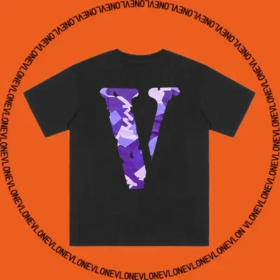 x Call of Duty Purple Camo Tee Black