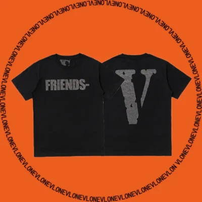 Friends Swarovski Tee Black