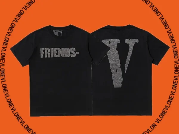 Friends Swarovski Tee Black