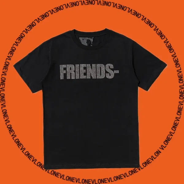 Friends Swarovski Tee Black