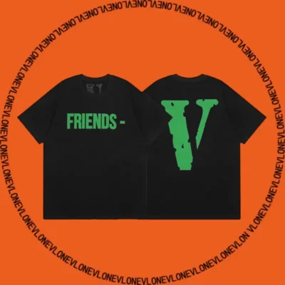 Friends Tee Black Green