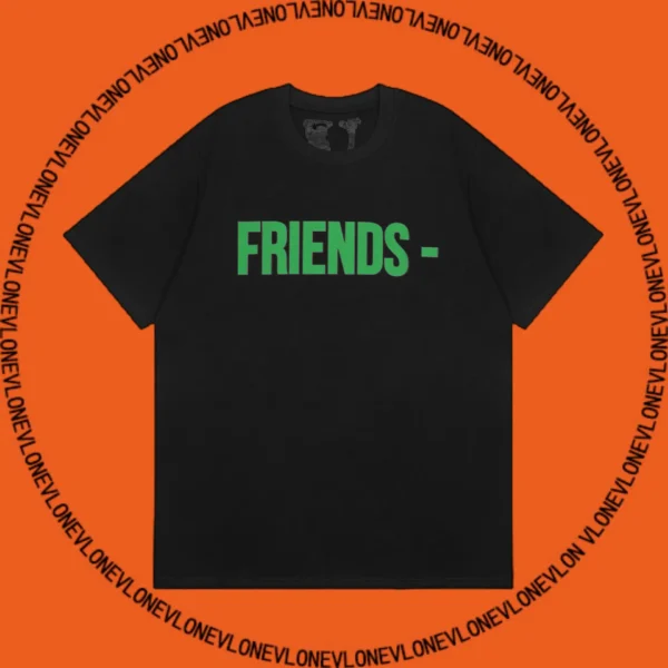 Friends Tee Black Green