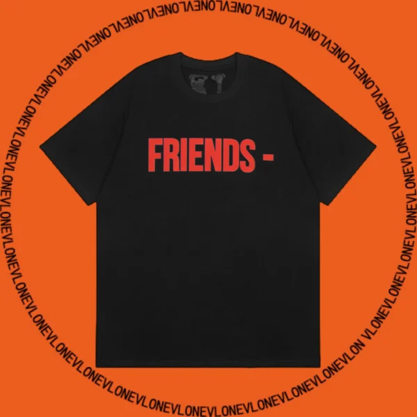 Friends Tee Black Red