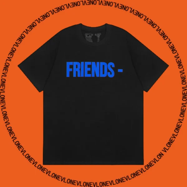 Friends Tee Black Blue