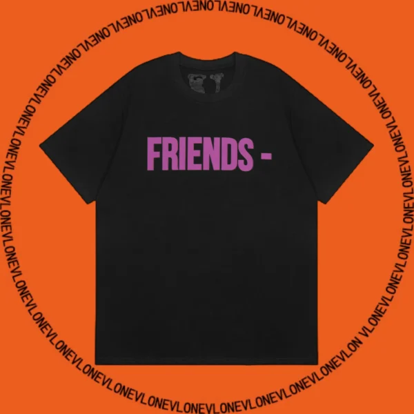 26584_2 Friends Tee Black Purple