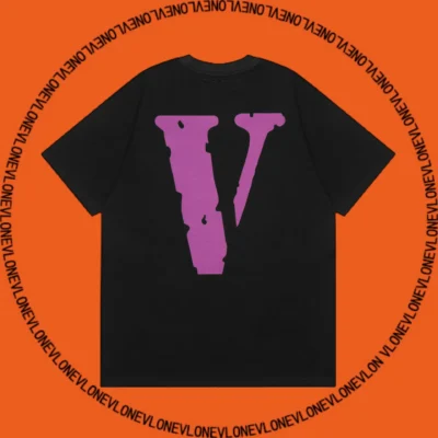 26584_3 Friends Tee Black Purple