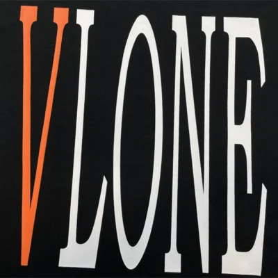 Staple Tee Black Orange