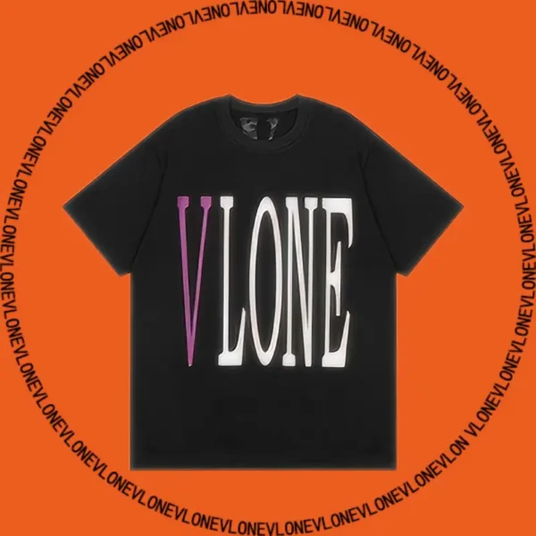 Staple Tee Black Purple