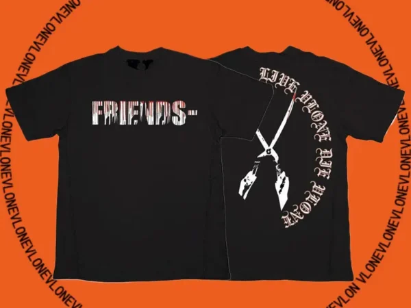 Friends Scissors Tee Black