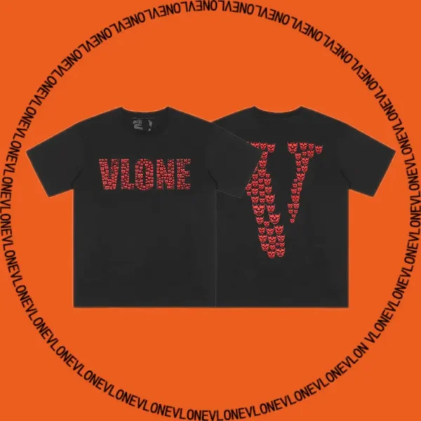 Skully Tee Black Red