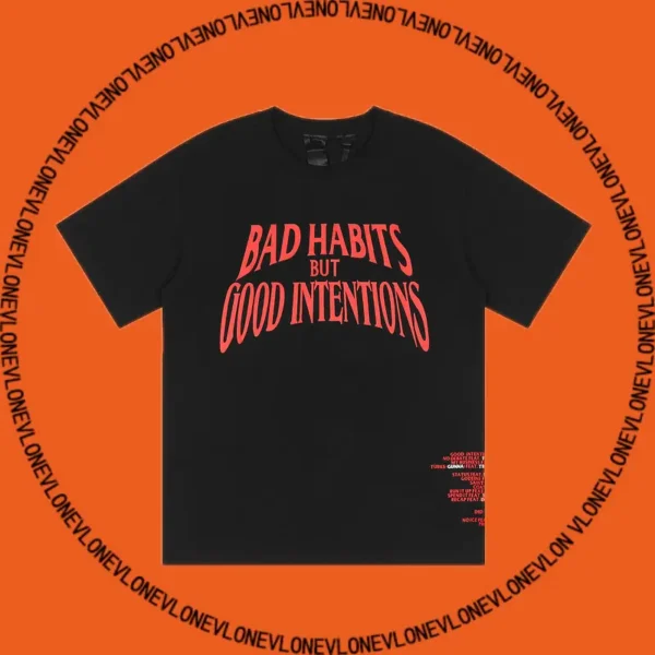 x NAV Bad Habits But Good Intentions Tee Black