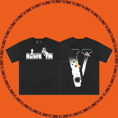 x Pop Smoke Hawk ‘Em Tee Black