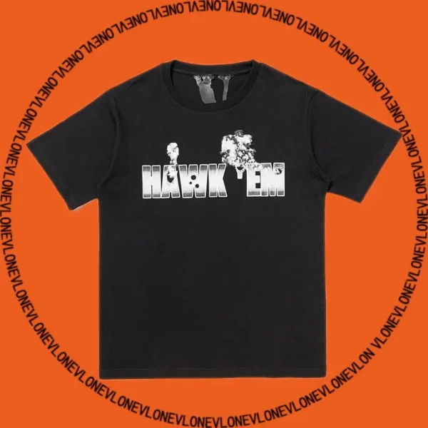 x Pop Smoke Hawk ‘Em Tee Black