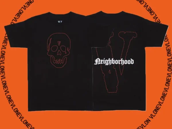 x Neighborhood Skull Tee Black Red