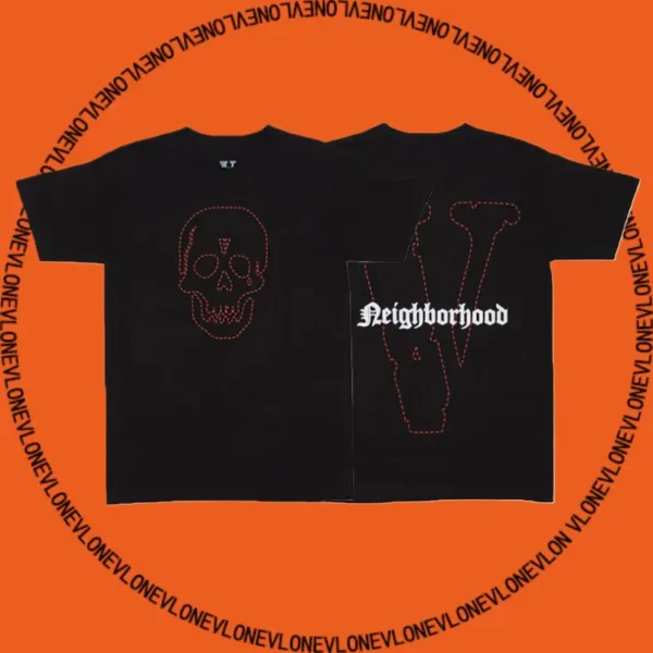 26936_1 x Neighborhood Skull Tee Black Red