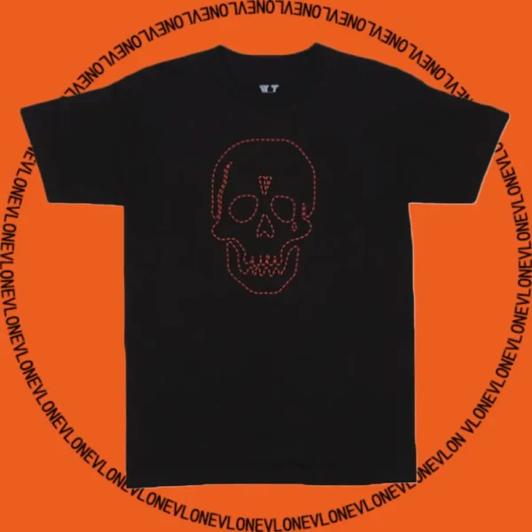 26936_2 x Neighborhood Skull Tee Black Red