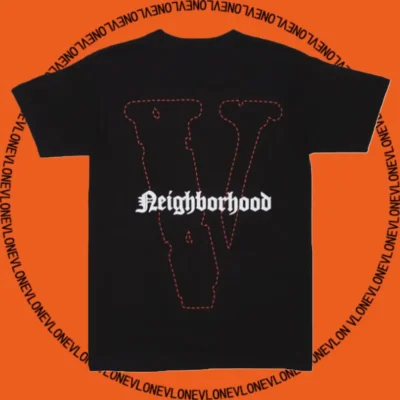 26936_3 x Neighborhood Skull Tee Black Red