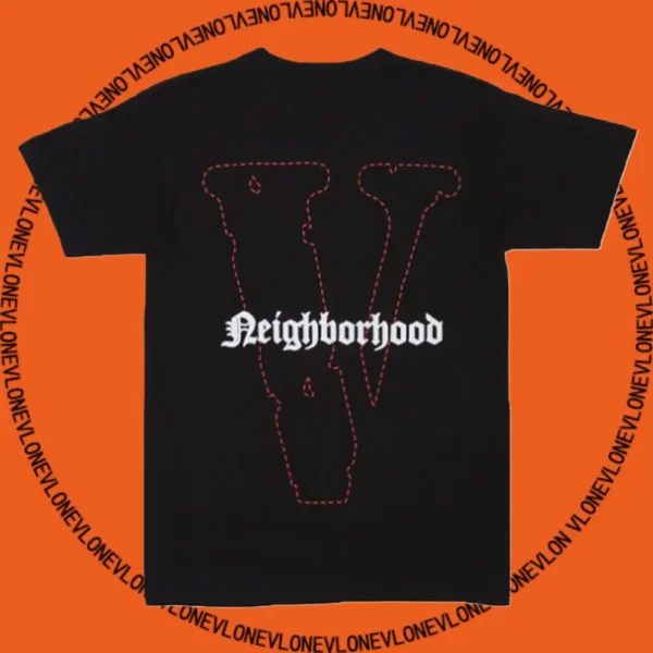 26936_3 x Neighborhood Skull Tee Black Red