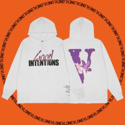 x NAV Good Intentions Doves Hoodie White