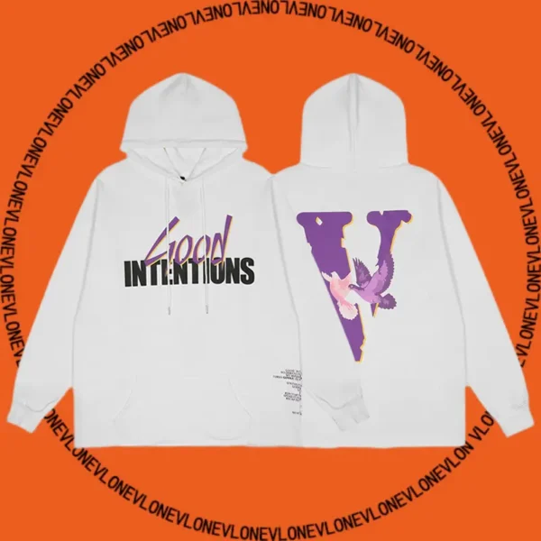 x NAV Good Intentions Doves Hoodie White