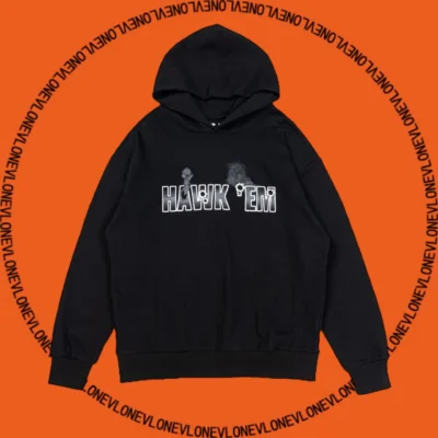 x Pop Smoke Hawk ‘Em Hoodie Black
