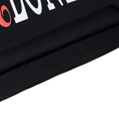 x Palm Angels Flame Staple Hoodie Black Red