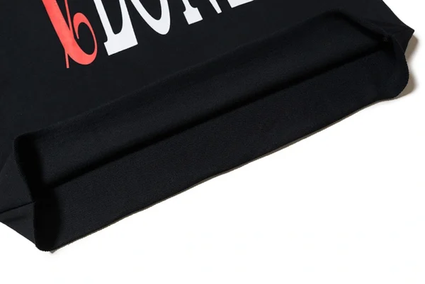 x Palm Angels Flame Staple Hoodie Black Red