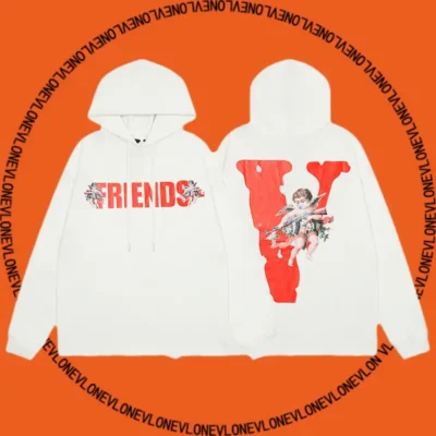 Friends Angels Hoodie White