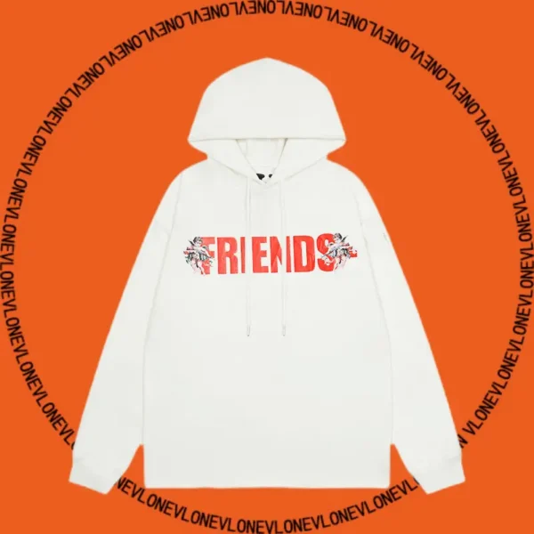 Friends Angels Hoodie White