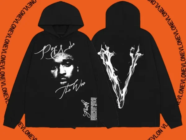 x Pop Smoke Faith Portrait Hoodie
