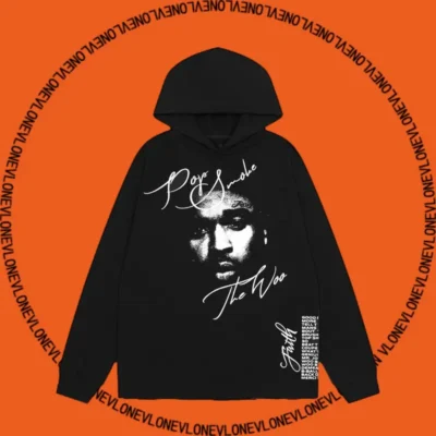 x Pop Smoke Faith Portrait Hoodie