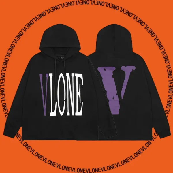 Staple Hoodie Black Purple