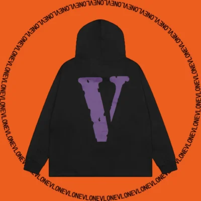 Staple Hoodie Black Purple