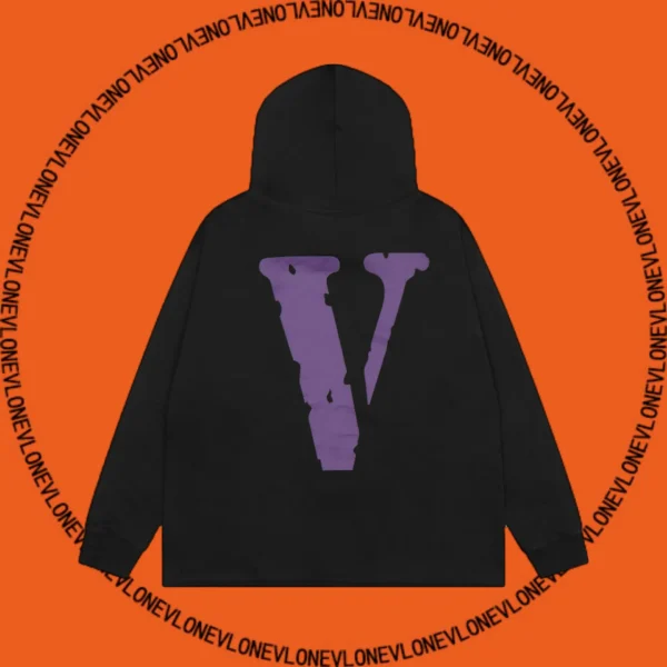 Staple Hoodie Black Purple