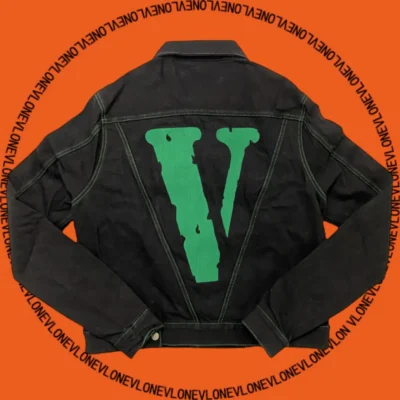 Friends Denim Jacket Black Green