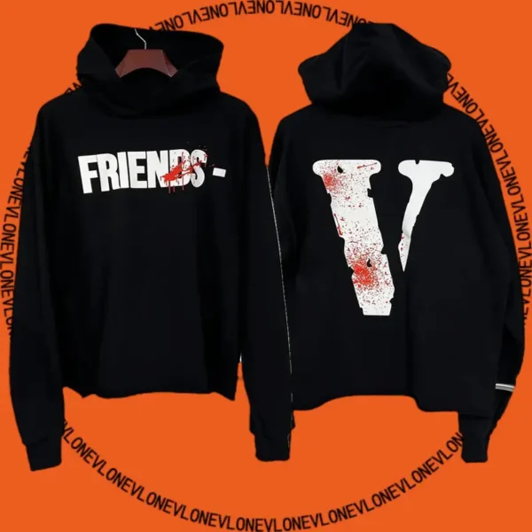 Friends First 48 Hoodie Black