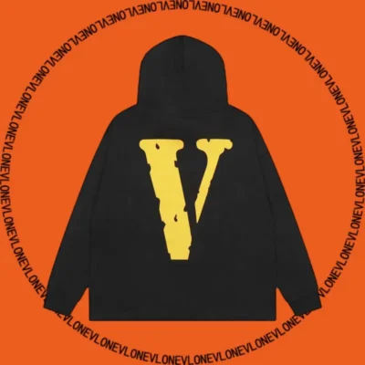 Friends Hoodie Black Yellow