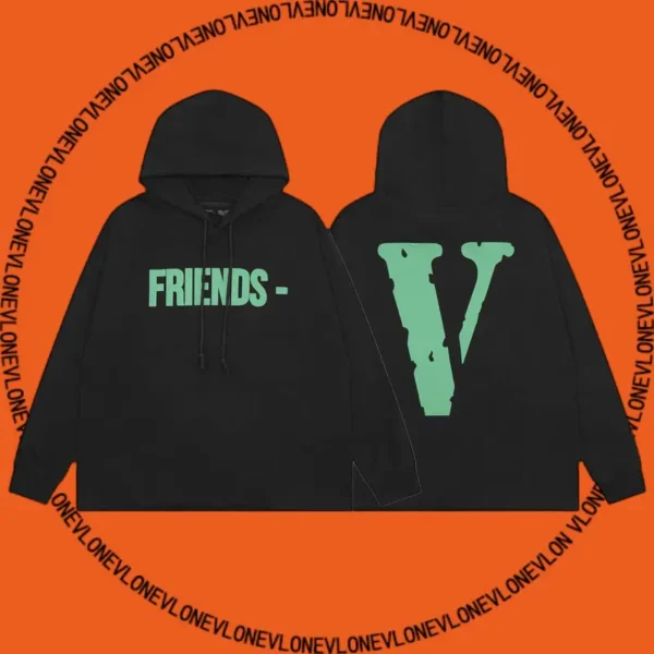 Friends Hoodie Black Green