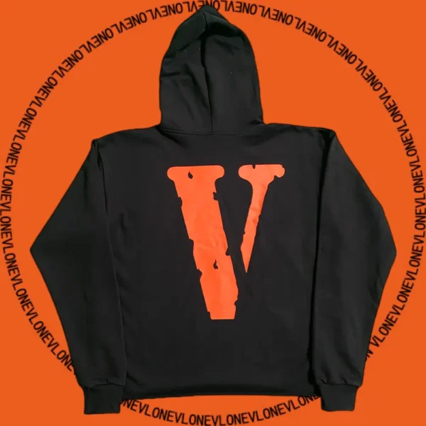 Friends Hoodie Black Orange