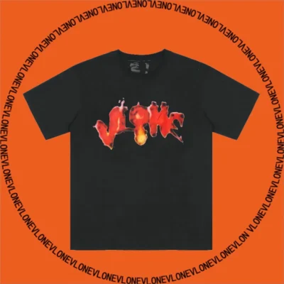 Halloween Flaming Pumpkin V T Shirt
